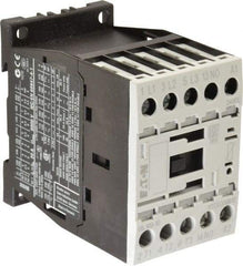 Eaton Cutler-Hammer - 3 Pole, 24 to 27 Coil VDC, 20 Amp, Nonreversible Open Enclosure IEC Contactor - 1 Phase hp: 0.5 at 115 V, 1 at 200 V, 1.5 at 230 V, 3 Phase hp: 3 at 200 V, 3 at 230 V, 5 at 460 V, 7.5 at 575 V, 9 Amp Inductive Load Rating Listed - Exact Tool & Supply