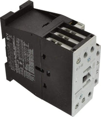 Eaton Cutler-Hammer - 3 Pole, 24 to 27 Coil VDC, 40 Amp, Nonreversible Open Enclosure IEC Contactor - 1 Phase hp: 2 at 115 V, 2 at 200 V, 3 at 230 V, 3 Phase hp: 10 at 460 V, 15 at 575 V, 5 at 200 V, 5 at 230 V, 18 Amp Inductive Load Rating Listed - Exact Tool & Supply