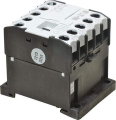 Eaton Cutler-Hammer - 3 Pole, 24 Coil VAC, Nonreversible Open Enclosure IEC Contactor - 1 Phase hp: 0.5 at 115 V, 1 at 200 V, 1.5 at 230 V, 3 Phase hp: 2 at 200 V, 3 at 230 V, 5 at 460 V, 5 at 575 V, 8.80 Amp Inductive Load Rating Listed - Exact Tool & Supply