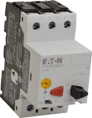 Eaton Cutler-Hammer - 1 Amp, IEC, Open Pushbutton Manual Motor Starter - 45mm Wide x 85mm Deep x 3.6667" High, 1/2 hp at 600 V & 2 hp at 480 V, CE Approved, CSA Certified, DIN VDE, EN/IEC, UL 508 Type E Compliant & UL Listed - Exact Tool & Supply