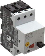 Eaton Cutler-Hammer - 1.6 Amp, IEC, Open Pushbutton Manual Motor Starter - 45mm Wide x 85mm Deep x 3.6667" High, 3/4 hp at 480/600 V, CE Approved, CSA Certified, DIN VDE, EN/IEC, UL 508 Type E Compliant & UL Listed - Exact Tool & Supply