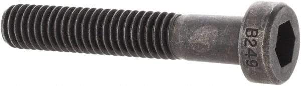 Holo-Krome - M6x1.00 Metric Coarse Hex Socket Drive, Low Socket Cap Screw - Grade 10.9 Alloy Steel, Black Oxide Finish, Partially Threaded, 35mm Length Under Head - Exact Tool & Supply
