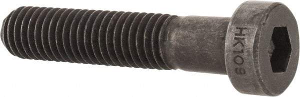 Holo-Krome - M8x1.25 Metric Coarse Hex Socket Drive, Low Socket Cap Screw - Grade 10.9 Alloy Steel, Black Oxide Finish, Partially Threaded, 40mm Length Under Head - Exact Tool & Supply