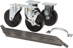 Quantum Storage - Small Parts Mobile Kit for Double Sided Rail Units - 14" Deep x 6" Wide x 4" High - Exact Tool & Supply
