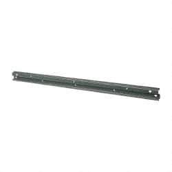 Quantum Storage - Small Parts Steel Rail - 1/4" Deep x 48" Wide x 3" High - Exact Tool & Supply