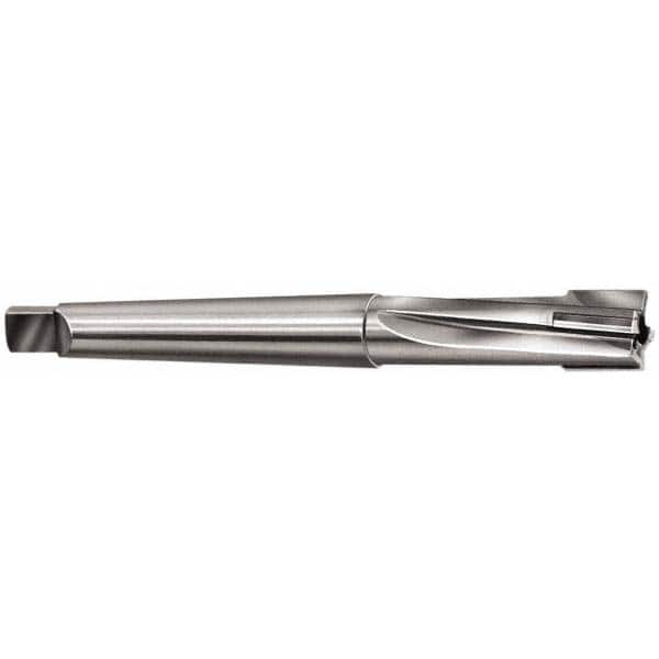 Made in USA - 13/16" Diam, 3 Flutes, Morse Taper Shank, Interchangeable Pilot Counterbore - Exact Tool & Supply
