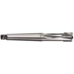 Made in USA - 13/16" Diam, 3 Flutes, Morse Taper Shank, Interchangeable Pilot Counterbore - Exact Tool & Supply