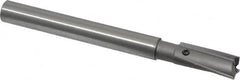Made in USA - 13/32" Diam, 3/8" Shank, Diam, 3 Flutes, Straight Shank, Interchangeable Pilot Counterbore - Exact Tool & Supply