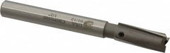 Made in USA - 1/2" Diam, 7/16" Shank, Diam, 3 Flutes, Straight Shank, Interchangeable Pilot Counterbore - Exact Tool & Supply