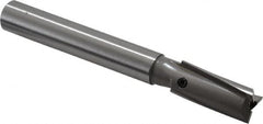 Made in USA - 9/16" Diam, 1/2" Shank, Diam, 3 Flutes, Straight Shank, Interchangeable Pilot Counterbore - Exact Tool & Supply