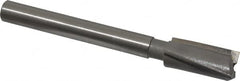 Made in USA - 3/4" Diam, 1/2" Shank, Diam, 3 Flutes, Straight Shank, Interchangeable Pilot Counterbore - Exact Tool & Supply