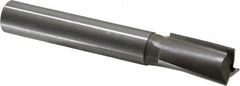 Made in USA - 7/8" Diam, 3/4" Shank, Diam, 3 Flutes, Straight Shank, Interchangeable Pilot Counterbore - Exact Tool & Supply