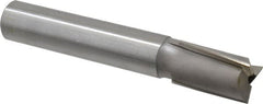 Made in USA - 1-1/8" Diam, 1" Shank, Diam, 3 Flutes, Straight Shank, Interchangeable Pilot Counterbore - Exact Tool & Supply