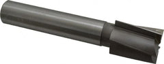 Made in USA - 1-3/4" Diam, 1-1/4" Shank, Diam, 5 Flutes, Straight Shank, Interchangeable Pilot Counterbore - Exact Tool & Supply