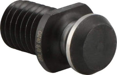 Iscar - CAT40 Taper, 5/8-11 Thread, 45° Angle Radius, Standard Retention Knob - 1-1/2" OAL, 0.74" Knob Diam, 0.64" from Knob to Flange - Exact Tool & Supply