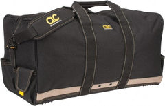 CLC - 6 Pocket Black Polyester Tool Bag - 24" Wide x 12" Deep x 12" High - Exact Tool & Supply