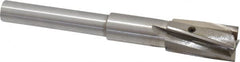 Value Collection - 25/32" Diam, 1/2" Shank, Diam, 4 Flutes, Straight Shank, Interchangeable Pilot Counterbore - Exact Tool & Supply