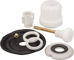 Made in USA - Urinal Flush Valve Repair Kit - For Use With Coyne and Delaney, Contain Relief Valve, Bushing, Auxiliary Valve Seal Retainer with Seal, Diaphragm, Guides, Main Seat, Friction Ring - Exact Tool & Supply