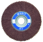 6 x 1 x 1" - 120 Grit - Aluminum Oxide - Non-Woven Flap Wheel - Exact Tool & Supply