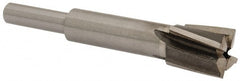 Value Collection - 17/32" Diam, 1/4" Shank, Diam, 4 Flutes, Straight Shank, Interchangeable Pilot Counterbore - Exact Tool & Supply