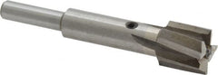 Value Collection - 9/16" Diam, 1/4" Shank, Diam, 4 Flutes, Straight Shank, Interchangeable Pilot Counterbore - Exact Tool & Supply