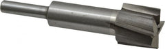 Value Collection - 25/32" Diam, 1/4" Shank, Diam, 4 Flutes, Straight Shank, Interchangeable Pilot Counterbore - Exact Tool & Supply