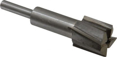 Value Collection - 13/16" Diam, 1/4" Shank, Diam, 4 Flutes, Straight Shank, Interchangeable Pilot Counterbore - Exact Tool & Supply