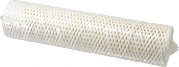 Parker - 2-1/2" OD, 25µ, Rayon String-Wound Cartridge Filter - 10" Long - Exact Tool & Supply