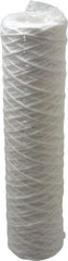 Parker - 2-1/2" OD, 1µ, Polyester String-Wound Cartridge Filter - 10" Long - Exact Tool & Supply