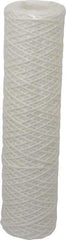 Parker - 2-1/2" OD, 5µ, Polyester String-Wound Cartridge Filter - 10" Long - Exact Tool & Supply