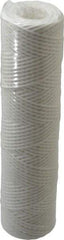 Parker - 2-1/2" OD, 10µ, Polyester String-Wound Cartridge Filter - 10" Long - Exact Tool & Supply