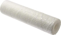 Parker - 2-1/2" OD, 25µ, Polyester String-Wound Cartridge Filter - 10" Long - Exact Tool & Supply