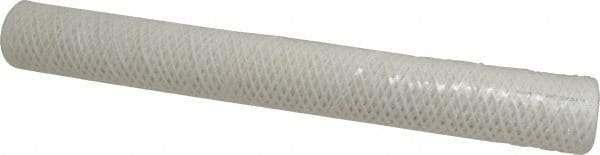 Parker - 2-1/2" OD, 50µ, Polyester String-Wound Cartridge Filter - 20" Long - Exact Tool & Supply