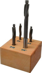 Value Collection - #10 to #6 Wire Socket Head Cap Screw Compatible, High Speed Steel, Solid Pilot Counterbore Set - Exact Tool & Supply