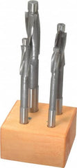 Value Collection - 1/4 to 1/2" Socket Head Cap Screw Compatible, High Speed Steel, Solid Pilot Counterbore Set - Exact Tool & Supply