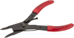 Rotor Clip - DHO Internal Retaining Ring Pliers - 5-1/2" OAL - Exact Tool & Supply