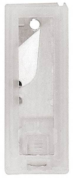 Clauss - 10 Piece Steel Utility Knife Blade - 2-1/4" OAL - Exact Tool & Supply