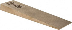 Ampco - 8" OAL Nonsparking Flange Wedge - 2" Wide x 3/4" High - Exact Tool & Supply