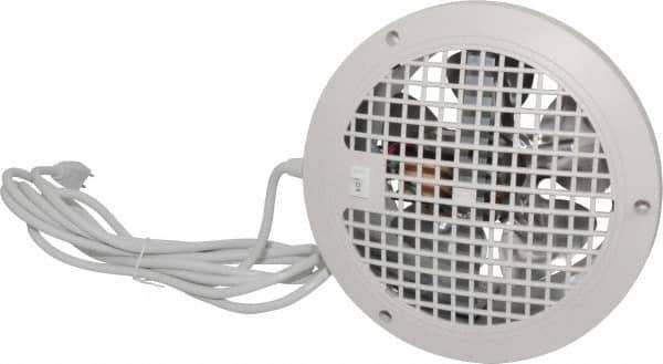 Suncourt - 7" Blade, 1/20 hp, 200 Max CFM, Thru Wall Fan - 0.75 Amps, 120 Volts, 1 Speed - Exact Tool & Supply