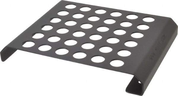 Huot - 36 Collet, ER20 Steel Collet Rack and Tray - 7-7/32 Inch Wide x 1-3/8 Inch High x 9-1/8 Inch Long - Exact Tool & Supply