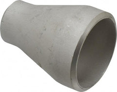 Merit Brass - 2 x 1" Grade 304L Stainless Steel Pipe Concentric Reducer - Butt Weld x Butt Weld End Connections - Exact Tool & Supply