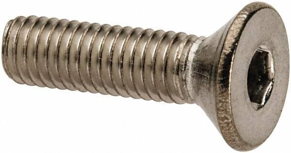 Value Collection - #10-32 UNF Hex Socket Drive, 82° Flat Screw - Grade 316 Stainless Steel, 3/4" OAL - Exact Tool & Supply