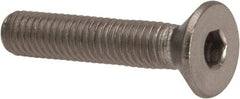 Value Collection - #10-32 UNF Hex Socket Drive, 82° Flat Screw - Grade 316 Stainless Steel, 1" OAL - Exact Tool & Supply