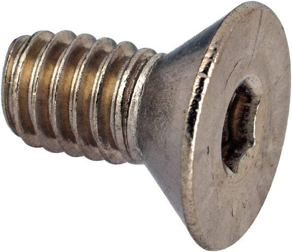 Value Collection - 5/16-18 UNC Hex Socket Drive, 82° Flat Screw - Grade 316 Stainless Steel, 5/8" OAL - Exact Tool & Supply