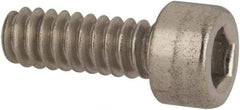Value Collection - #4-40 UNC Hex Socket Drive, Socket Cap Screw - Grade 316 Stainless Steel, 5/16" Length Under Head - Exact Tool & Supply