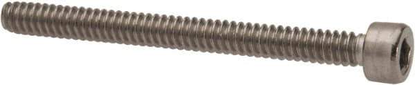 Value Collection - #6-32 UNC Hex Socket Drive, Socket Cap Screw - Grade 316 Stainless Steel, 1-1/2" Length Under Head - Exact Tool & Supply