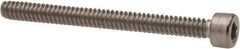 Value Collection - #6-32 UNC Hex Socket Drive, Socket Cap Screw - Grade 316 Stainless Steel, 1-1/2" Length Under Head - Exact Tool & Supply