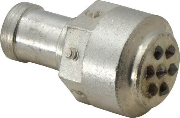Norton - 1-5/16" Long x 7/16" Shank Diam Multi-Point Diamond Dresser - Contains 7 Stones - Exact Tool & Supply