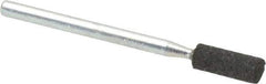 Cratex - 3/16" Max Diam x 1/2" Thick, Shape Code W154, Rubberized Point - Medium Grade, Aluminum Oxide - Exact Tool & Supply