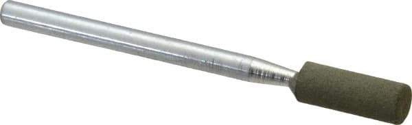 Cratex - 3/16" Max Diam x 1/2" Thick, Shape Code W154, Rubberized Point - Fine Grade, Aluminum Oxide - Exact Tool & Supply